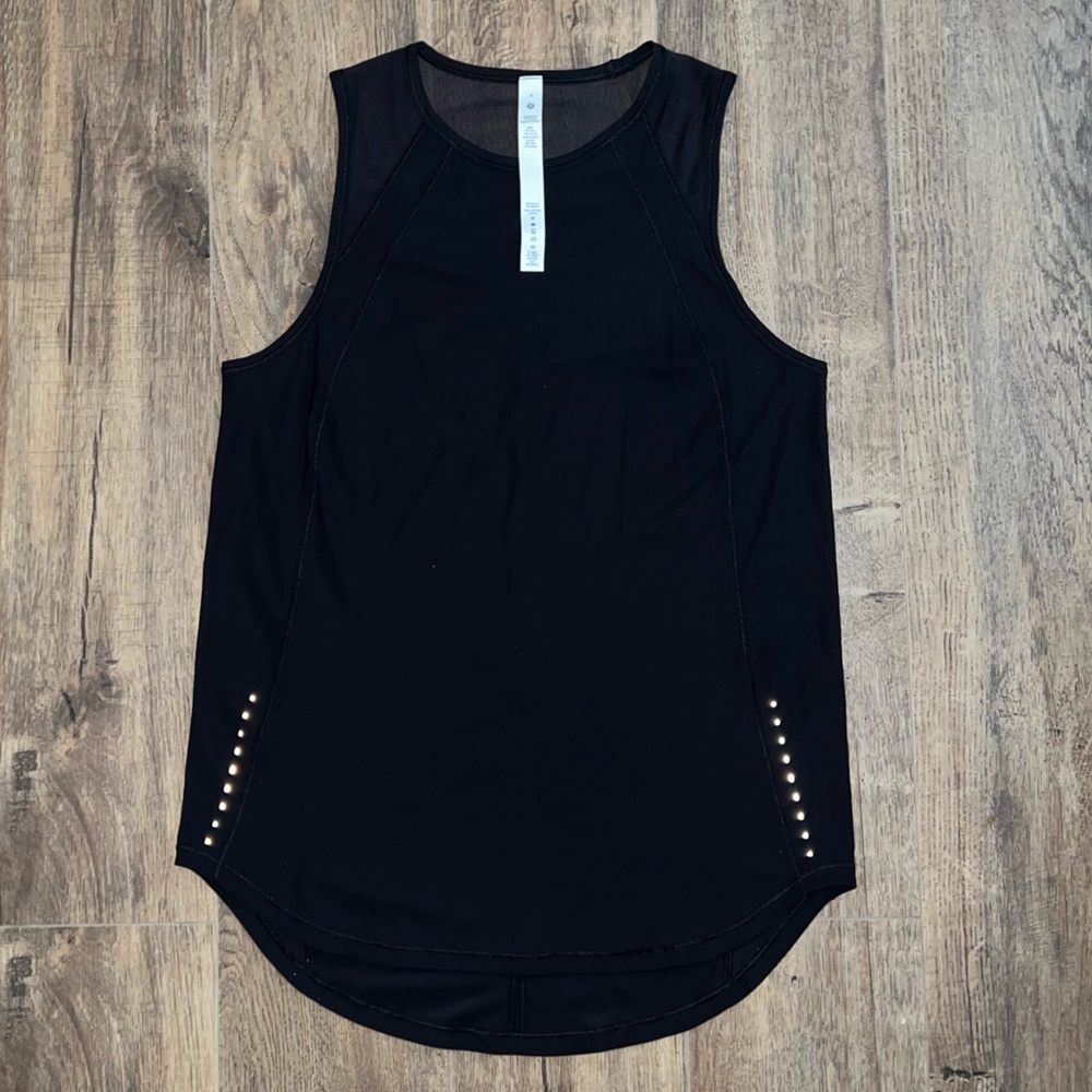Lululemon Athletica Sculpt Black Tank Top